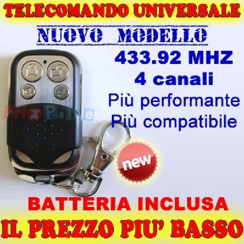 Universale mhz 433 cancello - mhz,